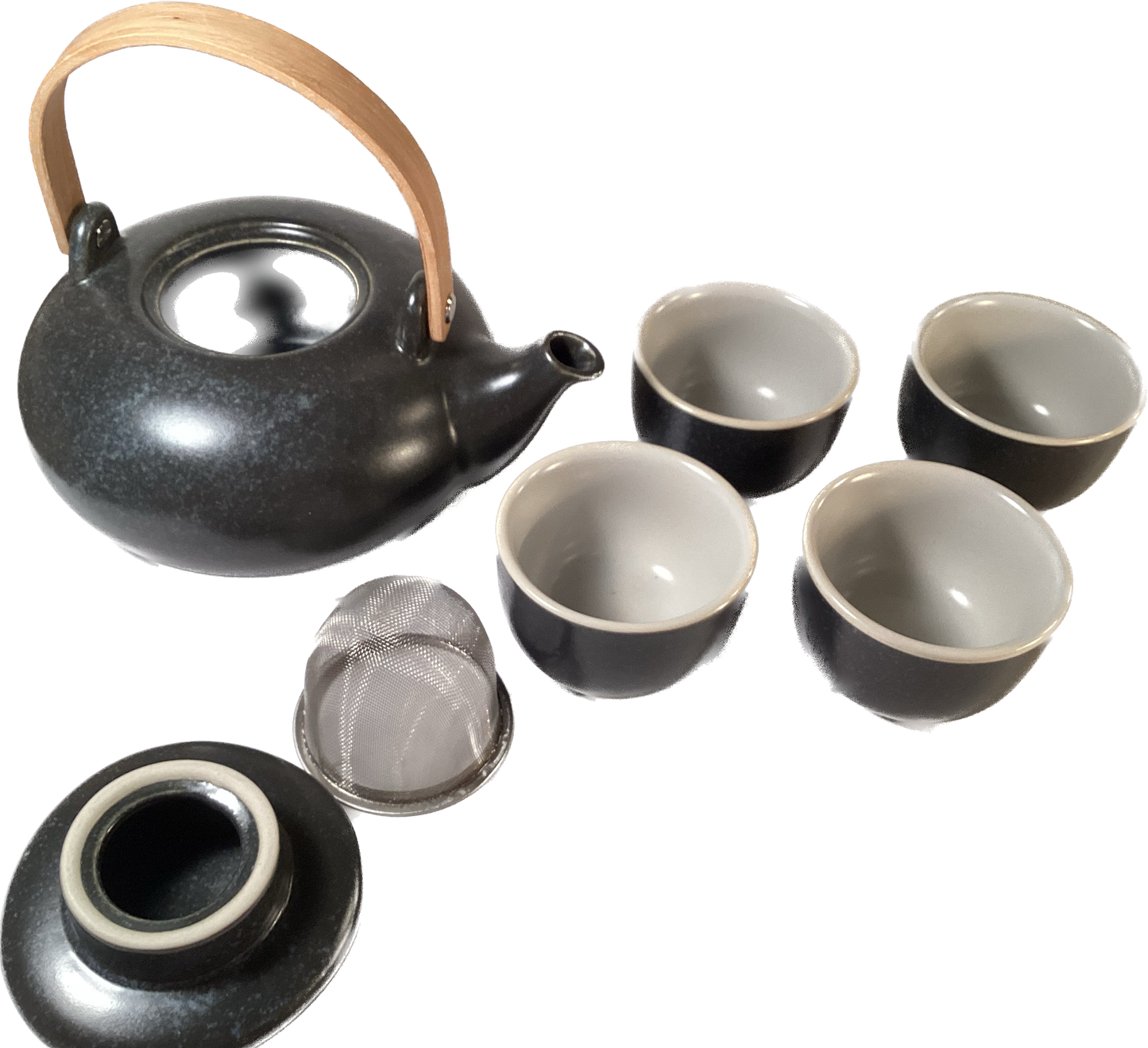 Chinese Teapot Set (Gray)