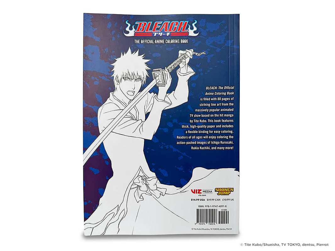 BLEACH: The Official Anime Coloring Book by VIZ Media