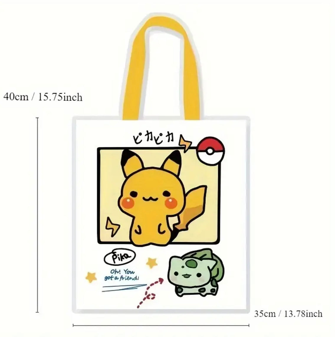 Pika-Pika Tote Bags (3 Types)