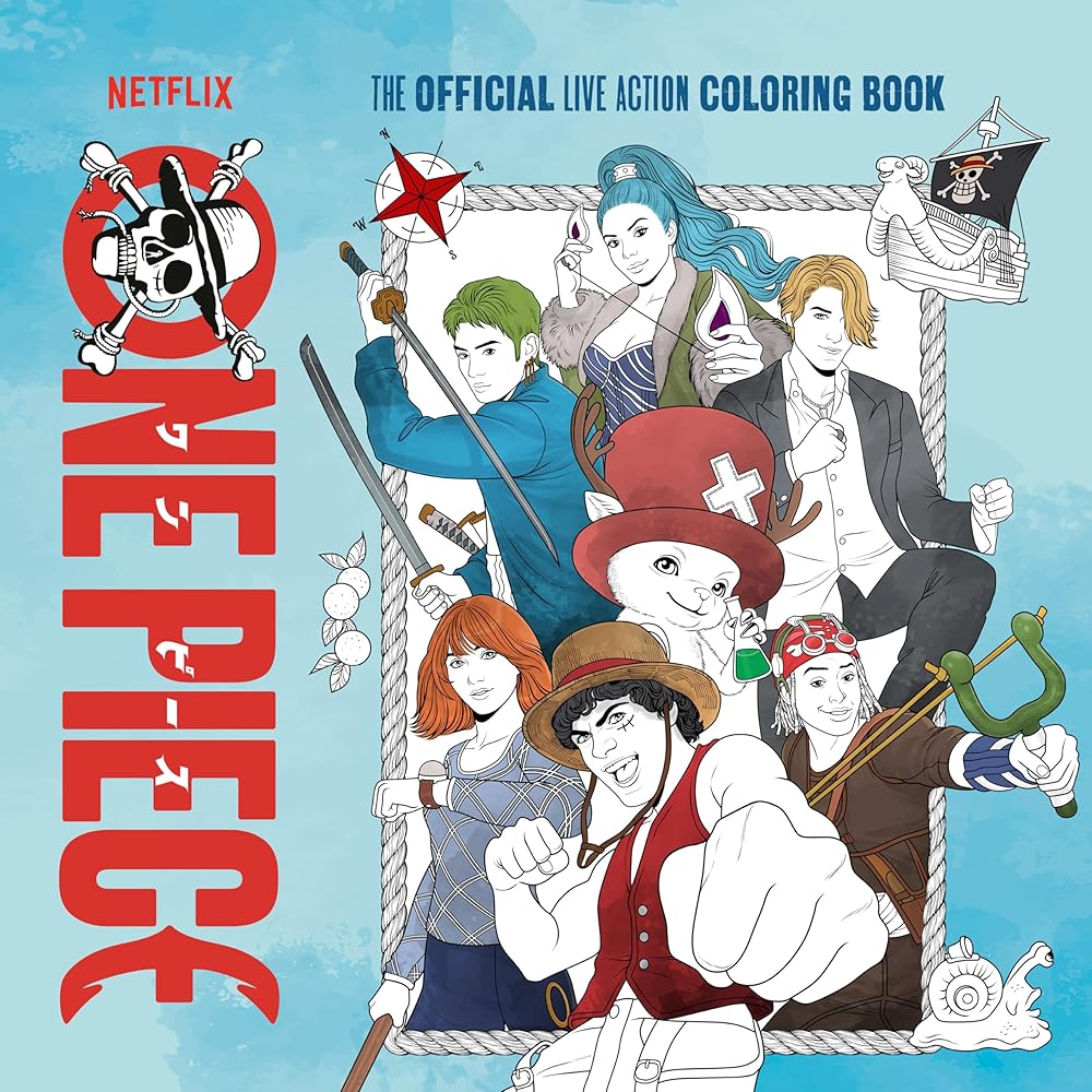 One Piece: The Official Live Action Coloring Book cover image
