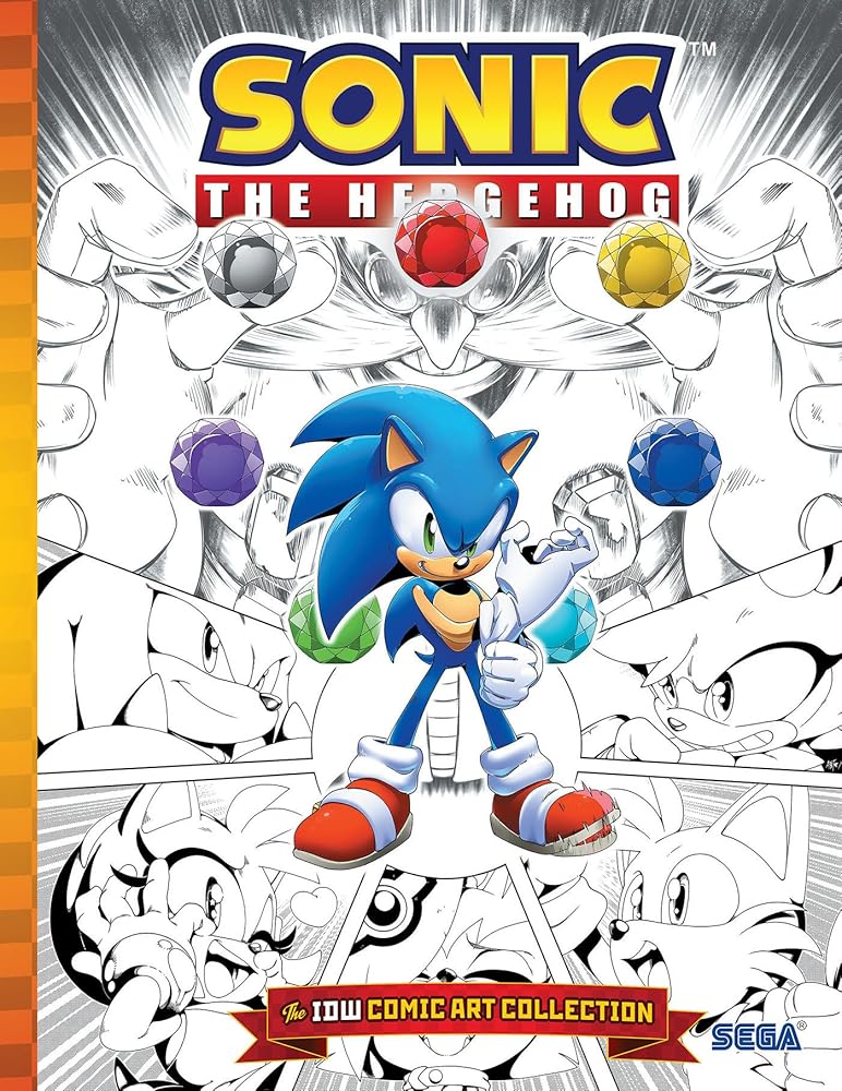 Sonic the Hedgehog: The IDW Comic Art Collection cover image