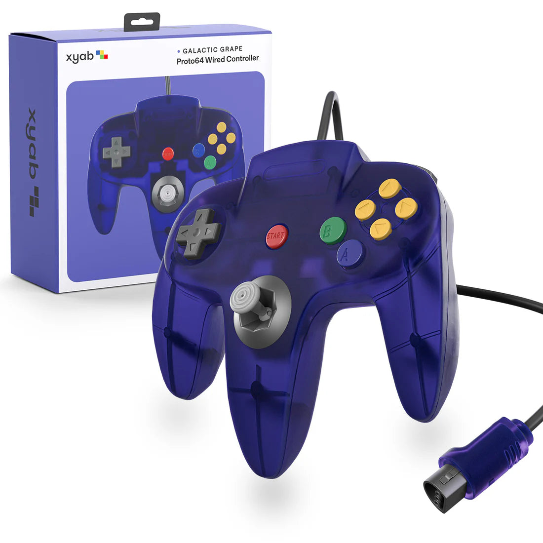 Nintendo 64 Wired Controller (5 variants) - XYAB