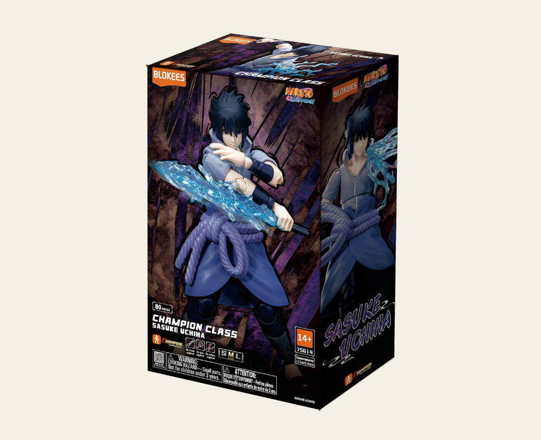 Sasuke Uchiha Model Kit - Naruto Shippuden - Blokees