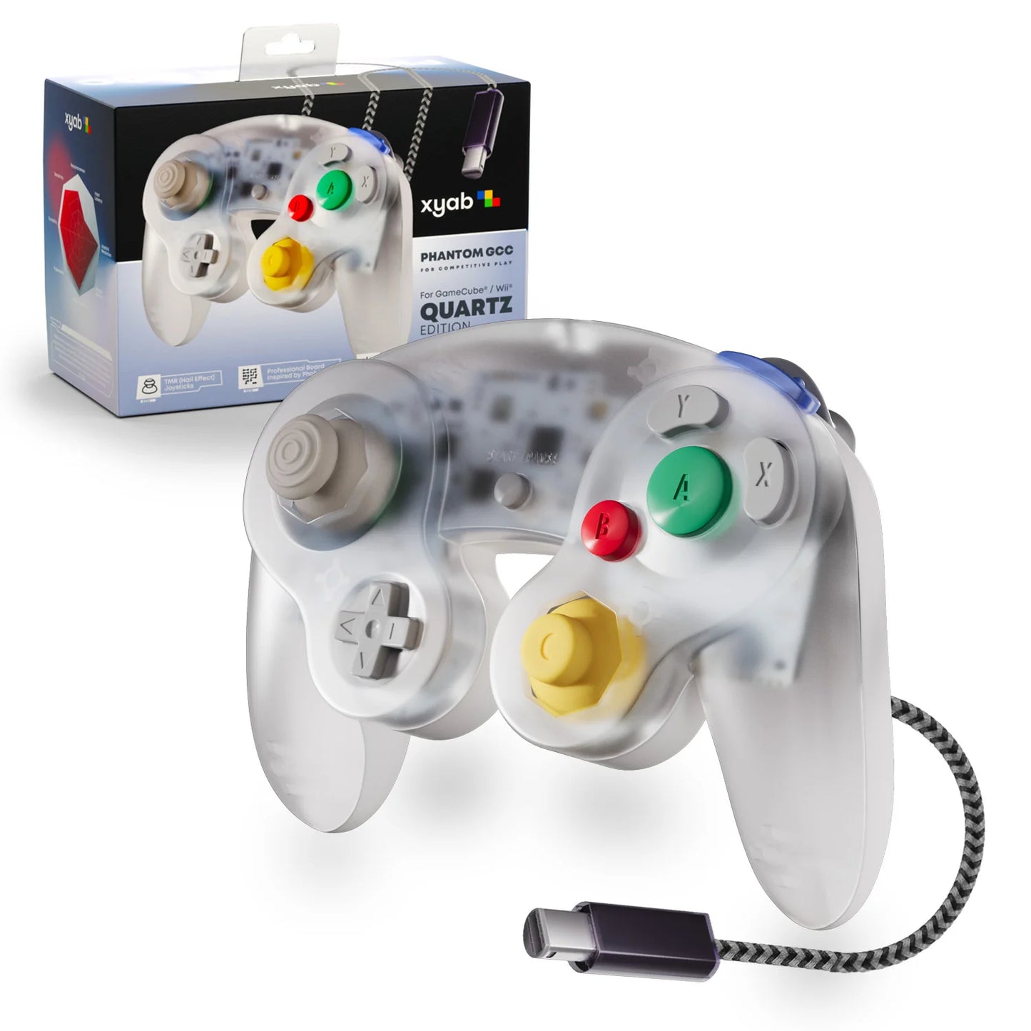 Phantom Competitive Gamecube Controller - Quartz Edition - XYAB