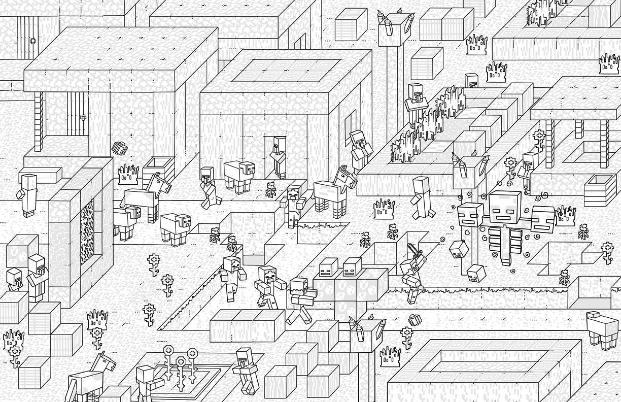 The Official Minecraft Coloring Book