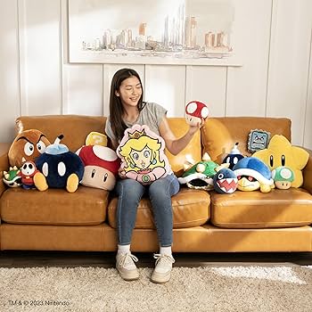 Club Mocchi-Mocchi Mario Kart Yoshi Egg Mega Plush Toy