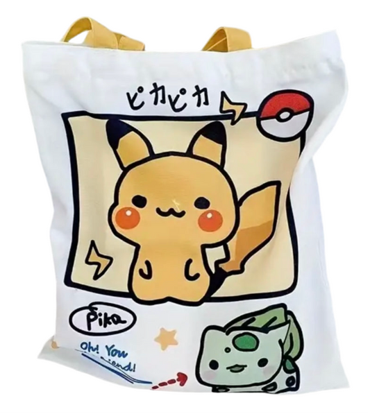 Pika-Pika Tote Bags (3 Types)