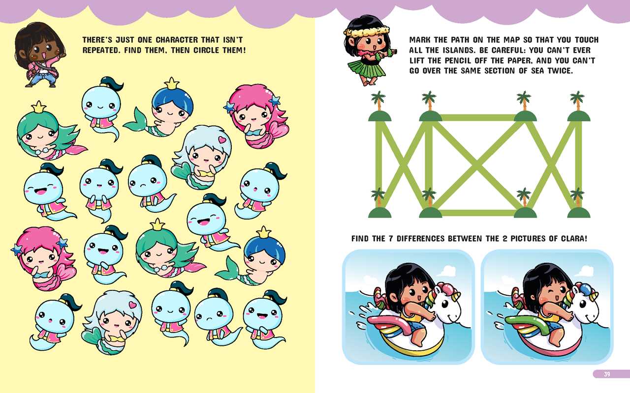 Kawaii Chibi Activity Book for Kids