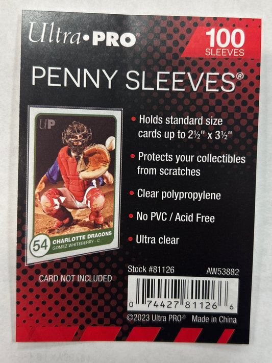 Ultra Pro Penny Sleeves, Standard size, 100-pack