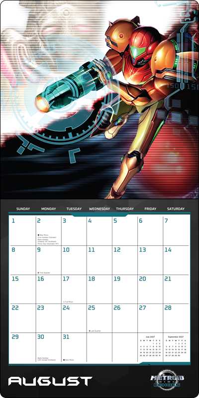 Metroid 2027 Wall Calendar by Nintendo