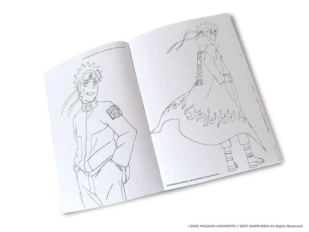 NARUTO SHIPPUDEN: The Official Coloring Book by VIZ Media
