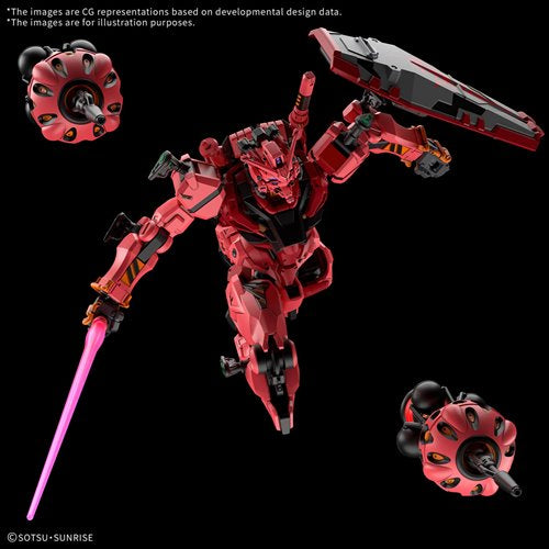 Mobile Suit Gundam GQuuuuuuX: Red Gundam High Grade 1:144 Scale Model Kit