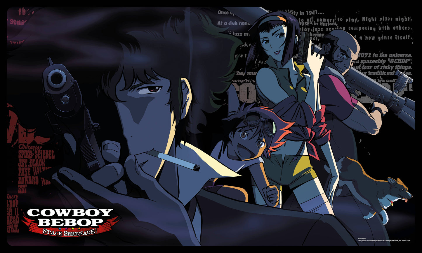 Officially Licensed Cowboy Bebop Playmat - Night team