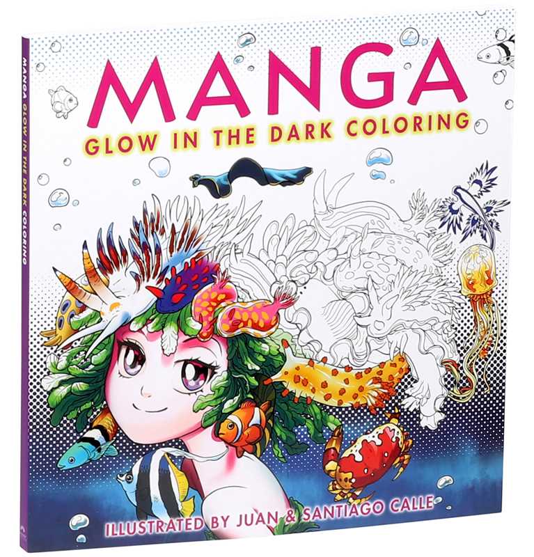 Manga Glow in the Dark Coloring