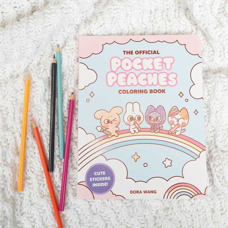 Official Pocket Peaches Coloring Book by Dora  Wang