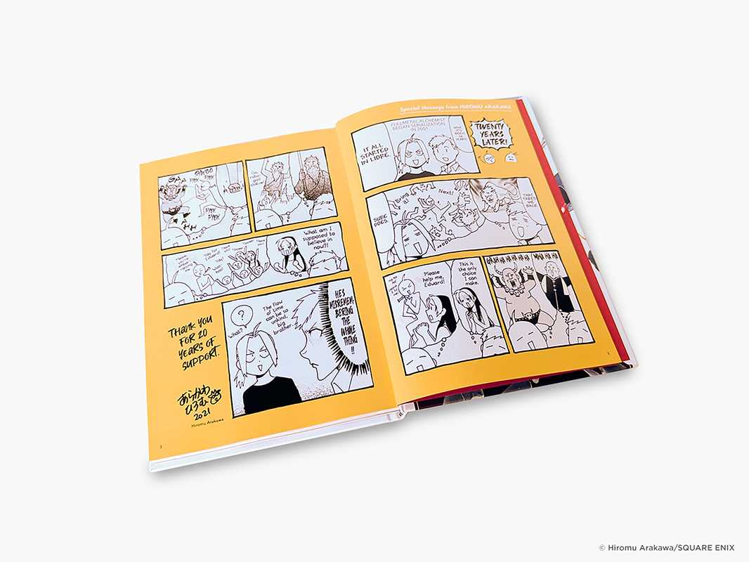 Fullmetal Alchemist 20th Anniversary Book by Hiromu Arakawa