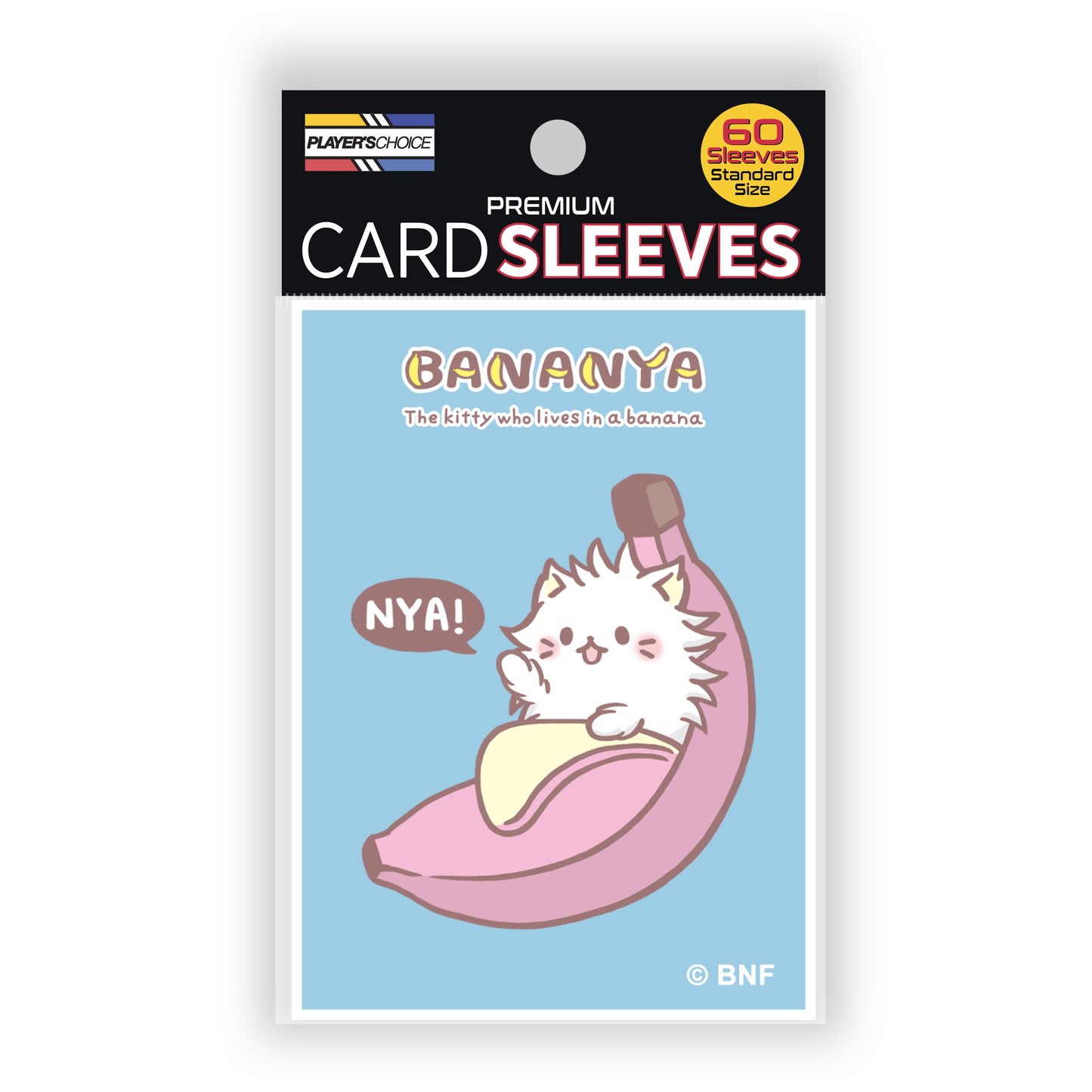 Bananya Standard Sleeves - Blue