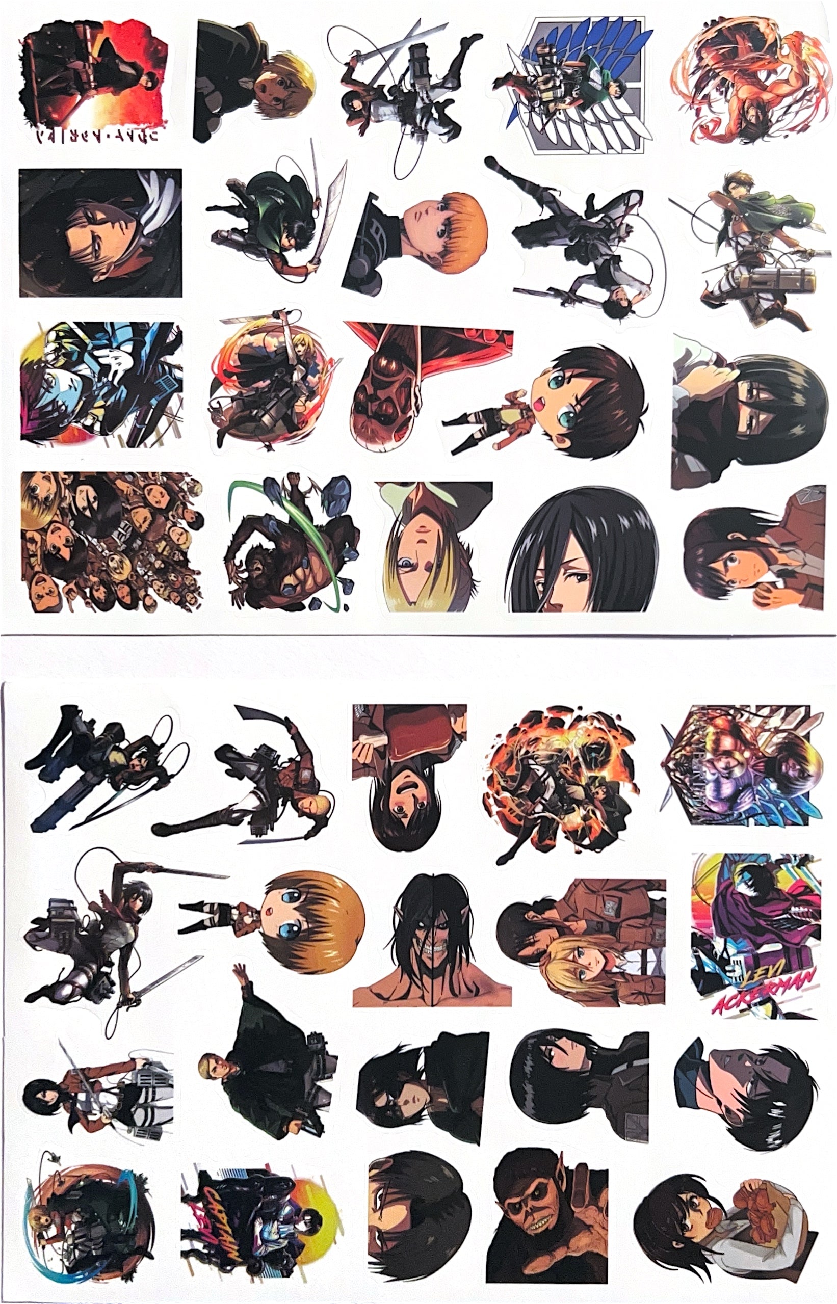 Bandai Sticker Types 40x Anime Stickers (10 types) – Iisaka Station