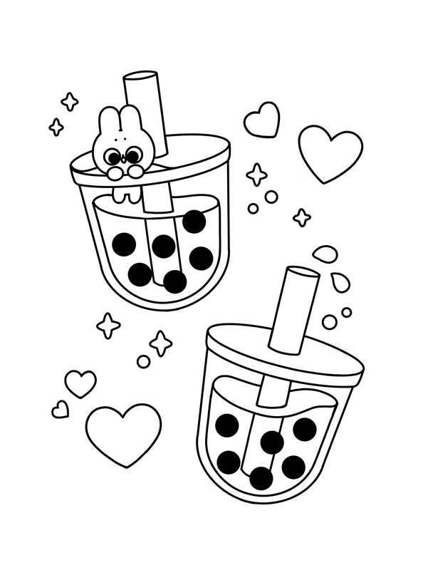 Official Pocket Peaches Coloring Book by Dora  Wang