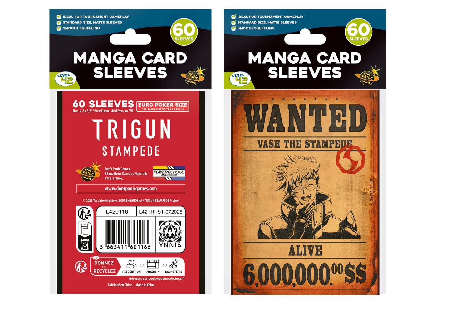 Wanted Card Sleeves (Trigun Maximum)