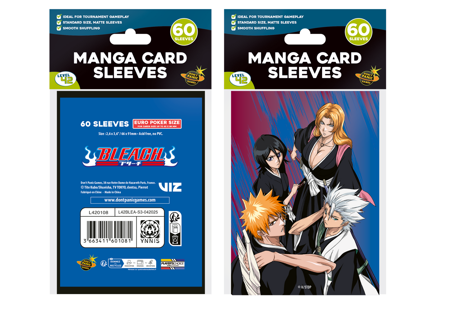 Heroes 4 Card Sleeves (Bleach 25th Anniv.)
