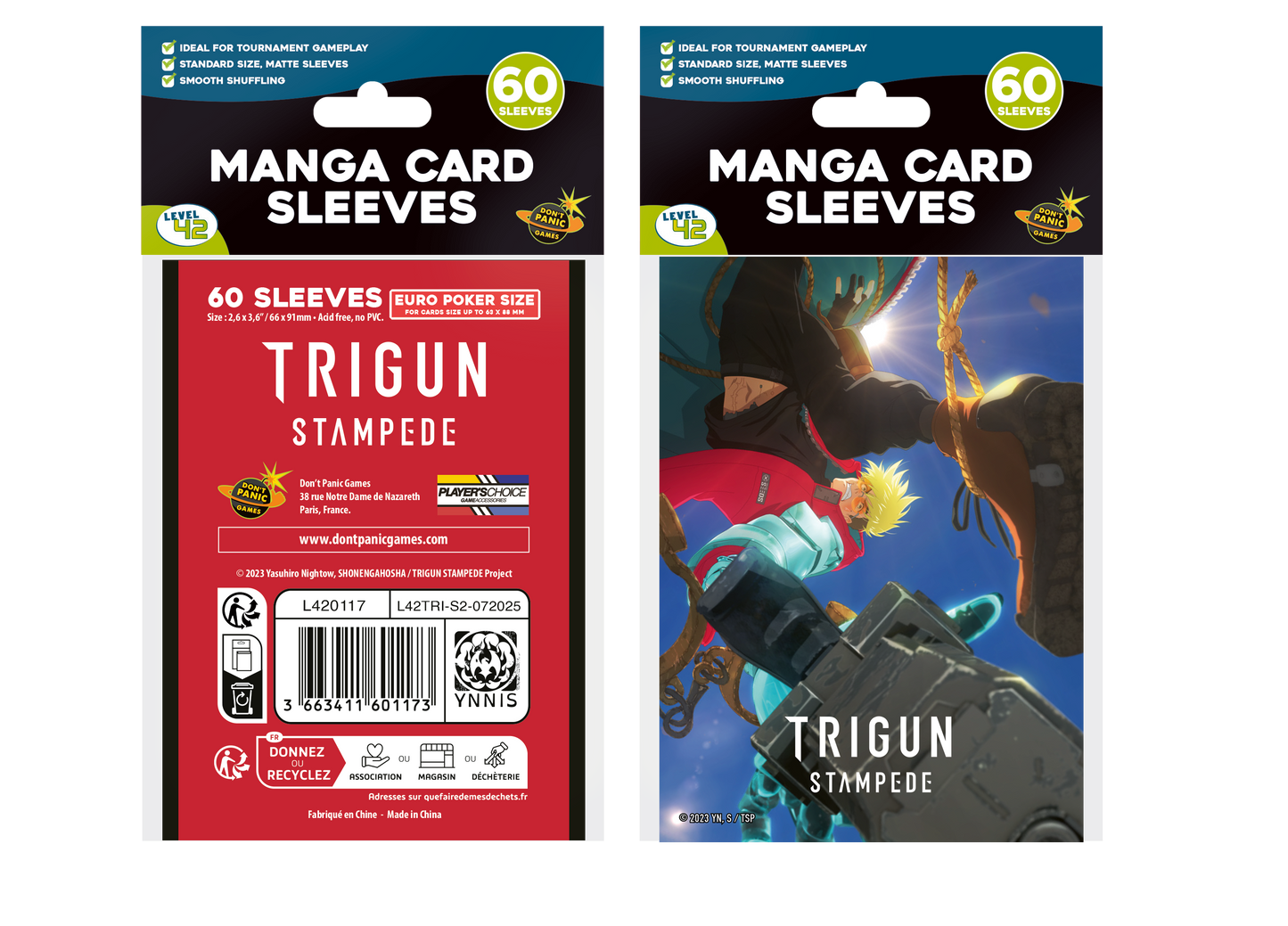Vash the Stampede Card Sleeves (Trigun Maximum)