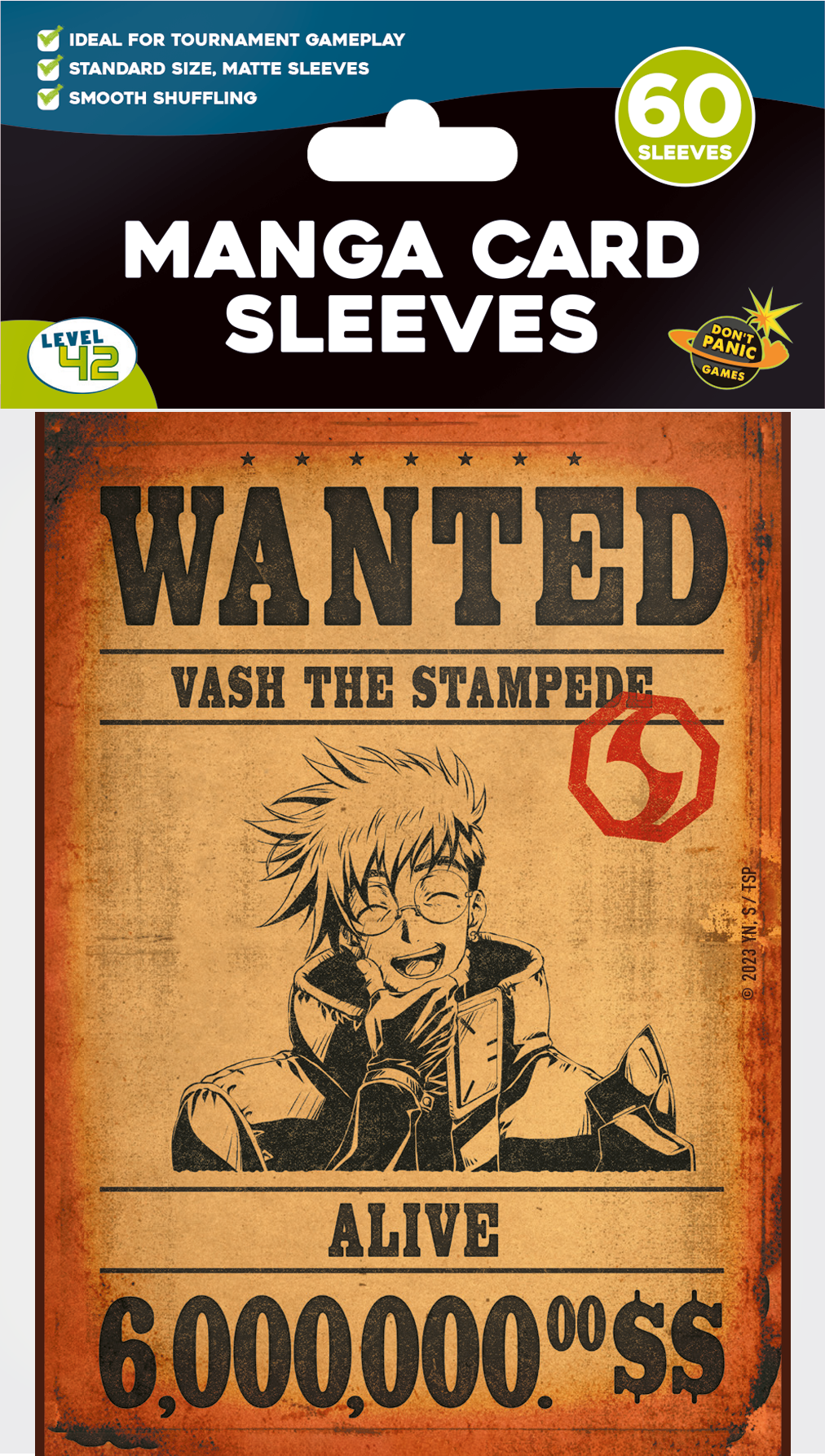 Wanted Card Sleeves (Trigun Maximum)