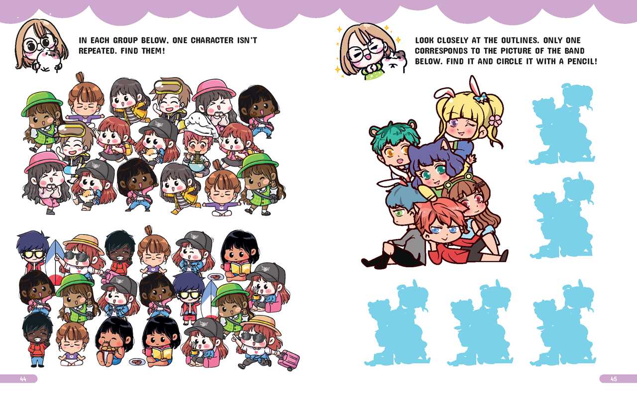 Kawaii Chibi Activity Book for Kids