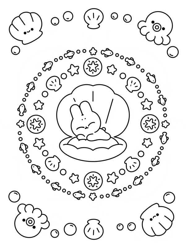 Official Pocket Peaches Coloring Book by Dora  Wang