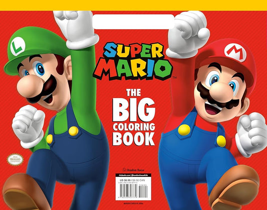 Super Mario: The Big Coloring Book (Nintendo®) cover image