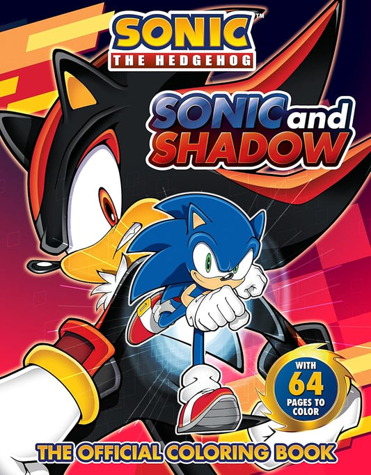 Sonic and Shadow: The Official Coloring Book (Sonic the Hedgehog) cover image