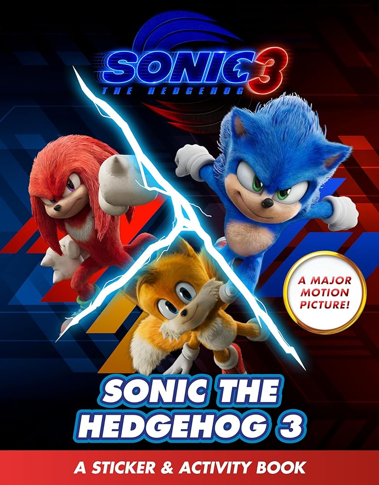 Sonic the Hedgehog 3: A Sticker & Activity Book cover image