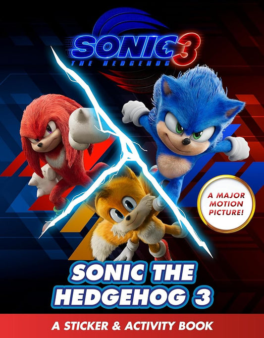 Sonic the Hedgehog 3: A Sticker & Activity Book cover image