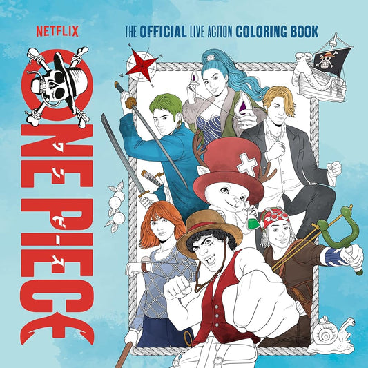 One Piece: The Official Live Action Coloring Book cover image