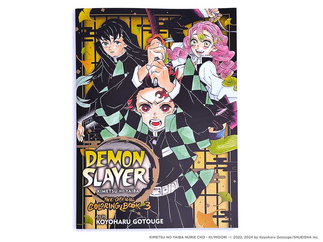 Demon Slayer: Kimetsu no Yaiba: The Official Coloring Book 3