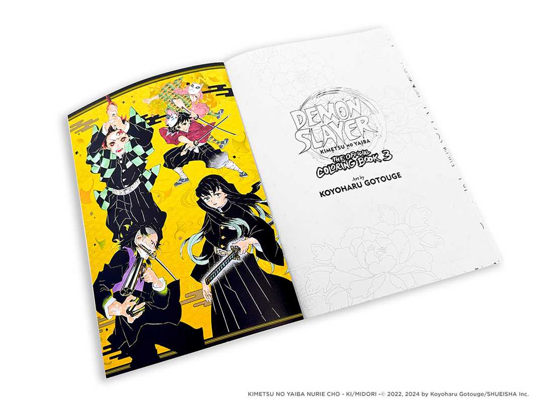 Demon Slayer: Kimetsu no Yaiba: The Official Coloring Book 3