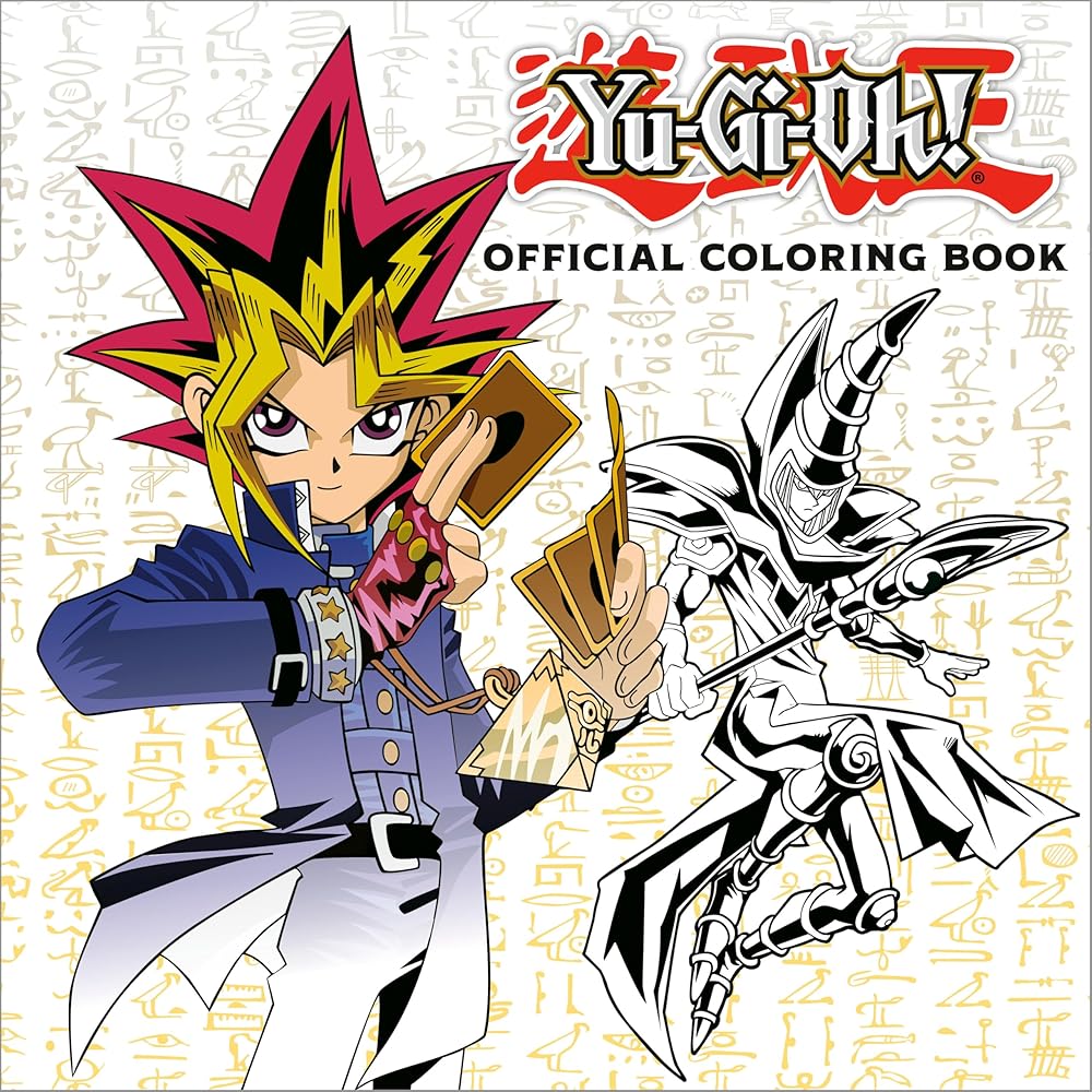 Yu-Gi-Oh! Official Coloring Book cover image