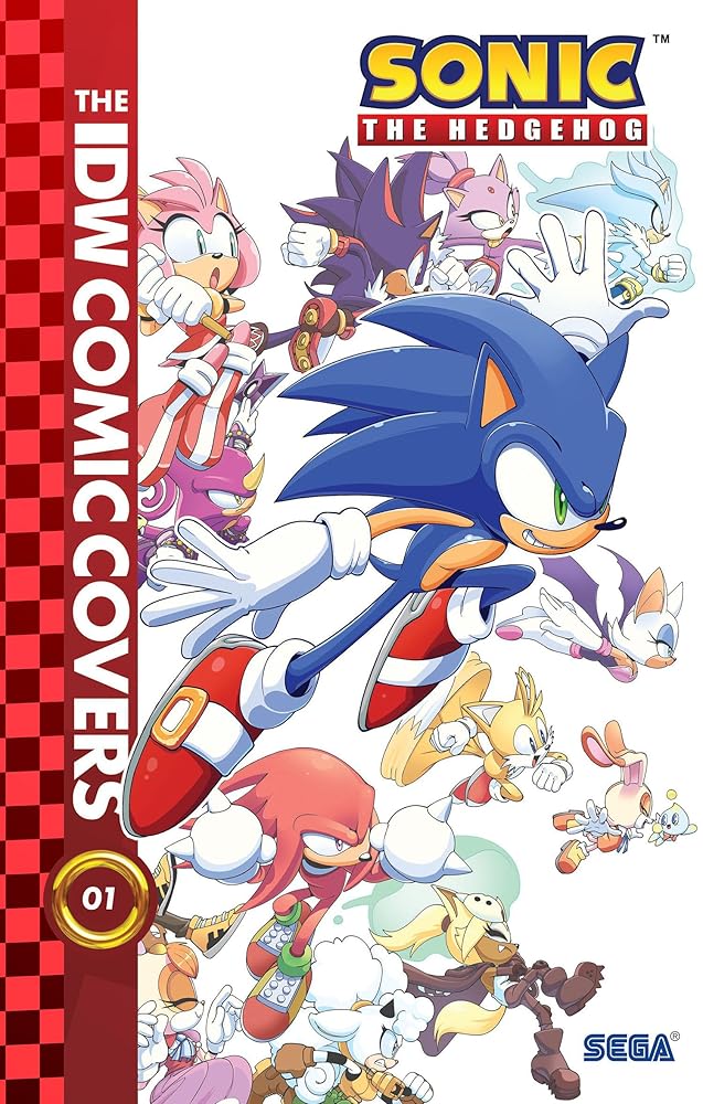 Sonic the Hedgehog: The IDW Comic Covers, Vol. 1 cover image