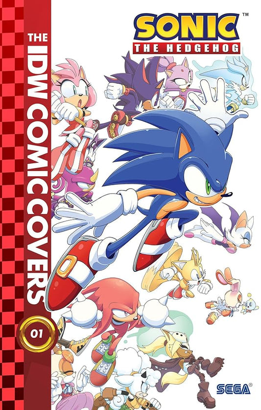 Sonic the Hedgehog: The IDW Comic Covers, Vol. 1 cover image