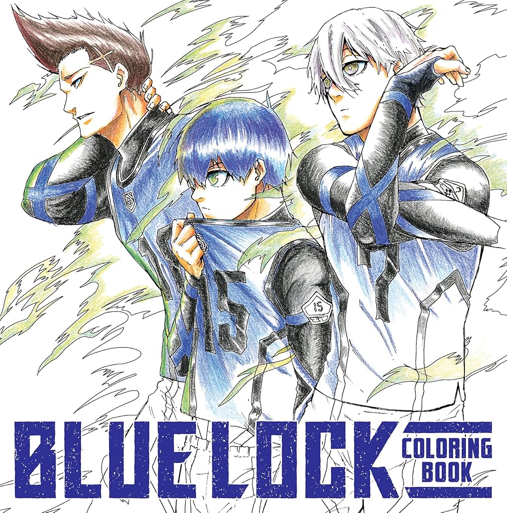 Blue Lock Coloring Book cover image
