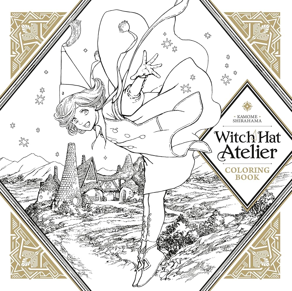 Witch Hat Atelier Coloring Book cover image