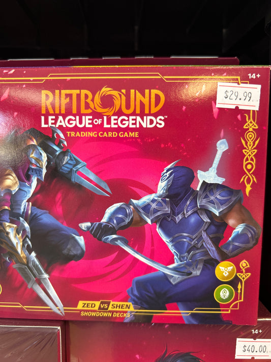 Zed vs Shen - Vendetta Riftbound League of Legends TCG Starter Deck