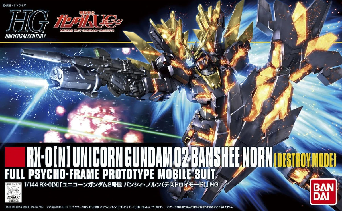 Mobile Suit Gundam Unicorn: Banshee Norn High Grade 1:144 Scale Model Kit