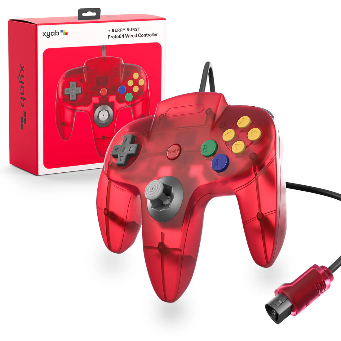 Nintendo 64 Wired Controller (5 variants) - XYAB