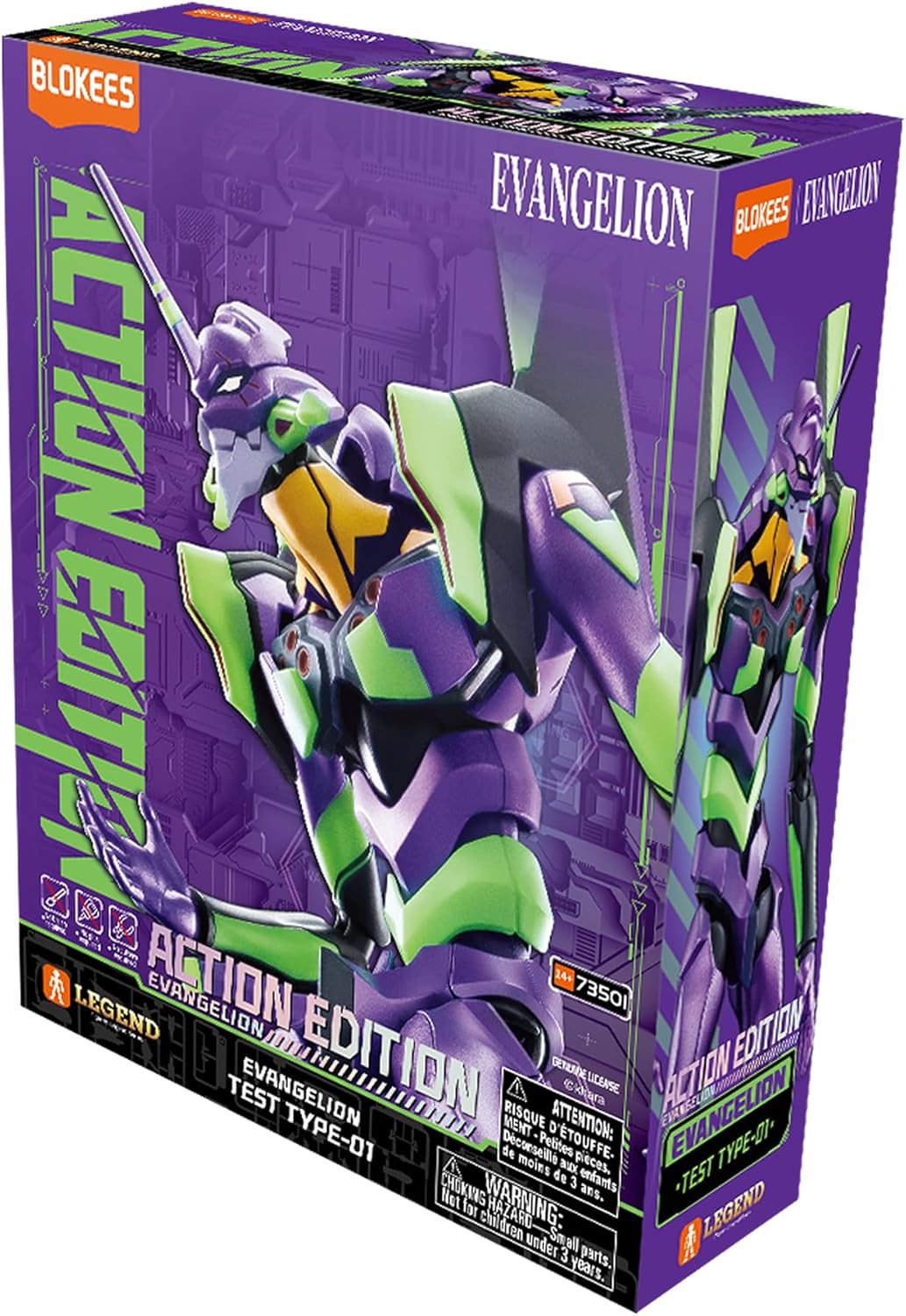 Evangelion Test Type-01 Action Edition Model Kit - Blokees