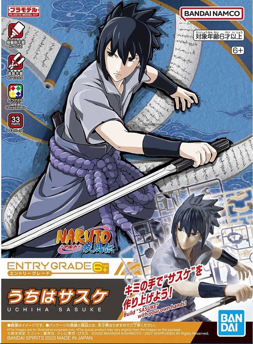 Uchiha Sasuke - Naruto Shippuden - Entry Grade Snapkit