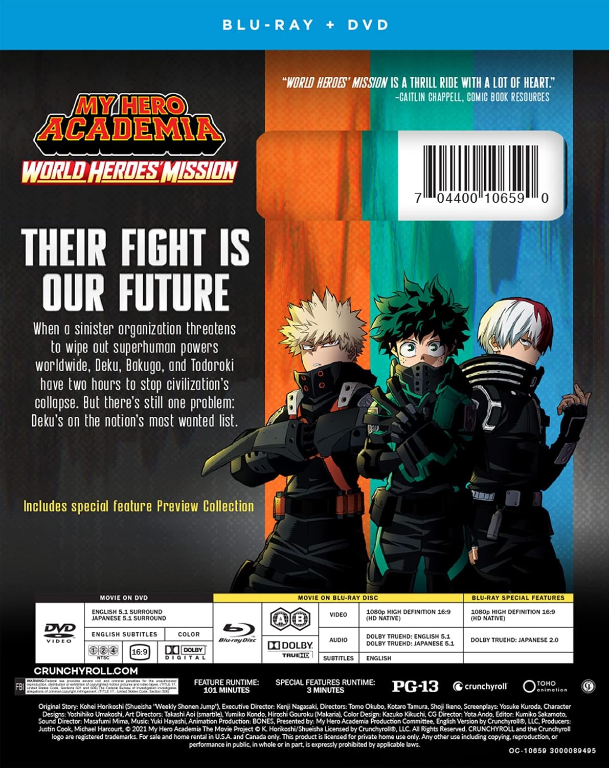 My Hero Academia: World Hero’s Mission (Blu-ray+DVD)