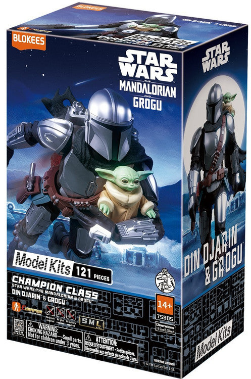 Din Djarin and Grogu Model Kit - The Mandalorian - Blokees