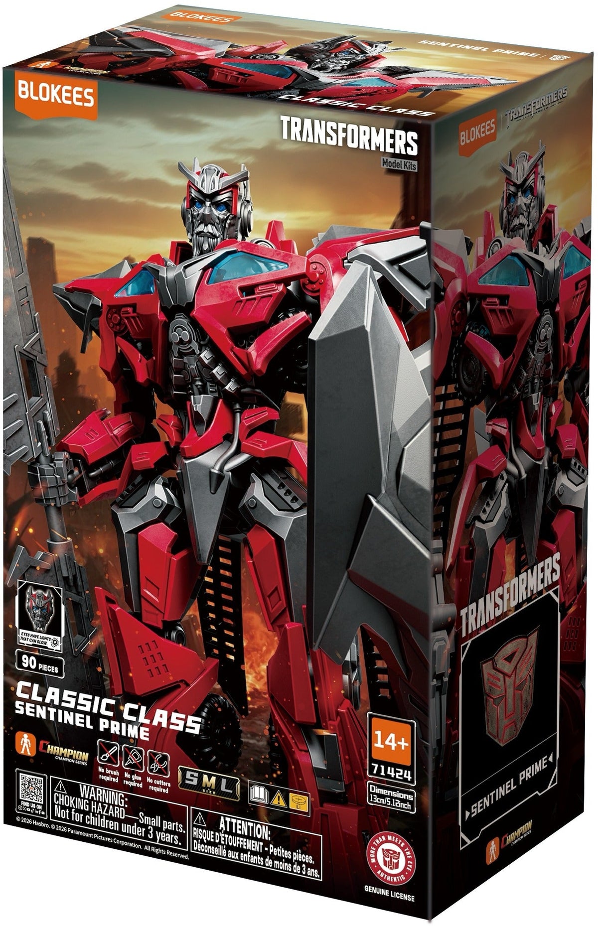 Sentinel Prime Model Kit - Transformers : Dark of the Moon - Blokees