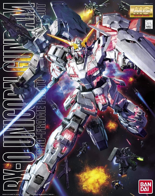 Mobile Suit Gundam Unicorn: RX-0 Full Psycho Frame Master Grade 1:100 Scale Model Kit - Bandai